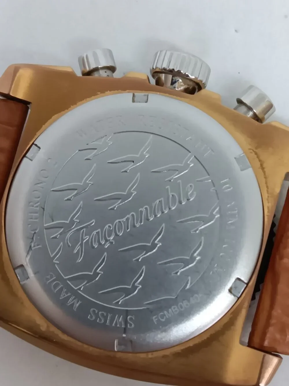 VINTAGE c.2002 Façonnable F-Chrono2 (FCMB Series) Men's 42x49mm Swiss Made Watch